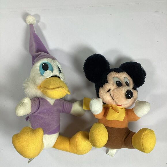 Disney Other - Disney Mickey's Christmas Carol Plush Toys Vintage 1984 Scrooge Mickey